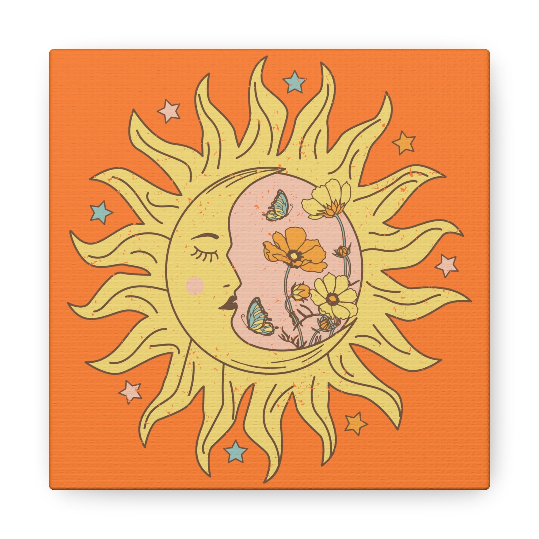 Celestial Sun Canvas Gallery Wrap