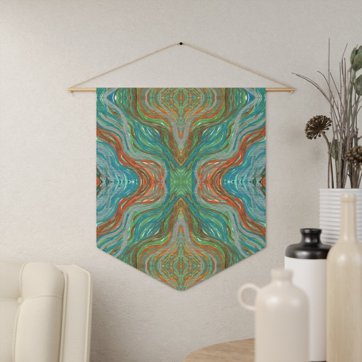 Solar Winds 2 Mosaic Caden Caraco Art Print Wall Hanging Banner Flag