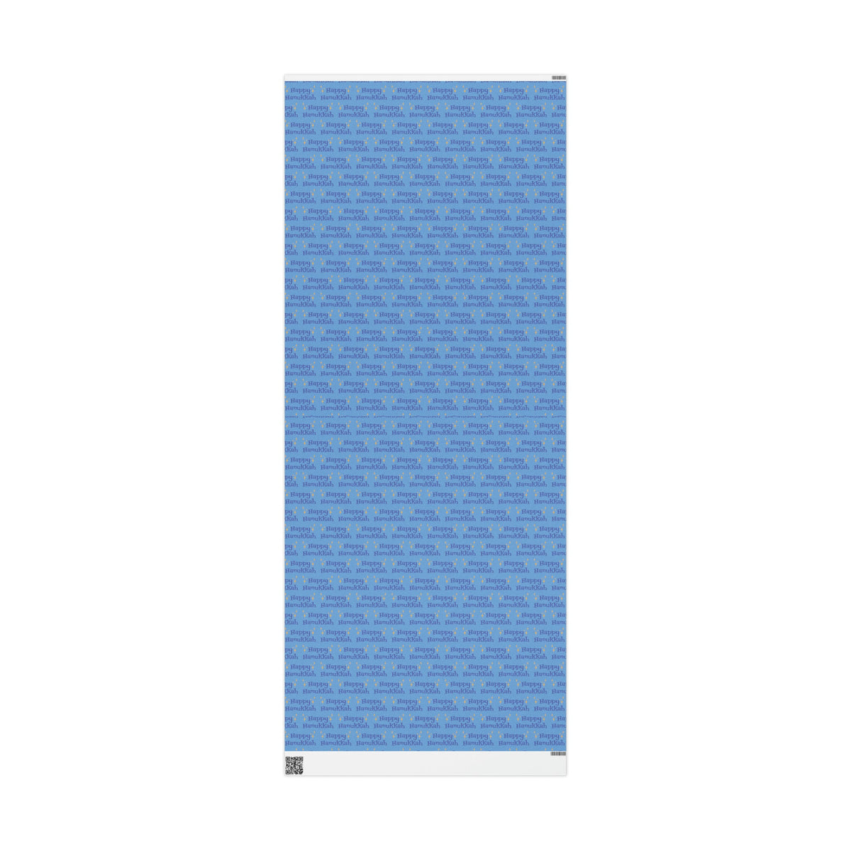 Happy Hanukkah Starburst Atomic Mid Century Retro Style Holiday Gift Wrap Paper - Glossy Or Matte