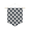 Skulls And Stars Halloween Decor Print Wall Hanging Banner Flag
