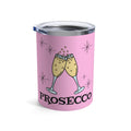 Prosecco Cocktails Mid Century Retro Style Stainless Steel Tumbler 10oz