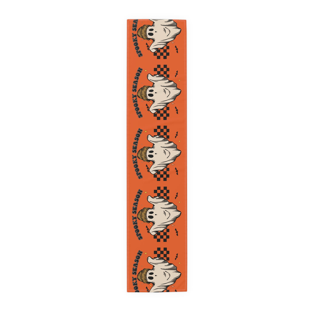 Spooky Season Halloween Ghost Cotton Table Runner