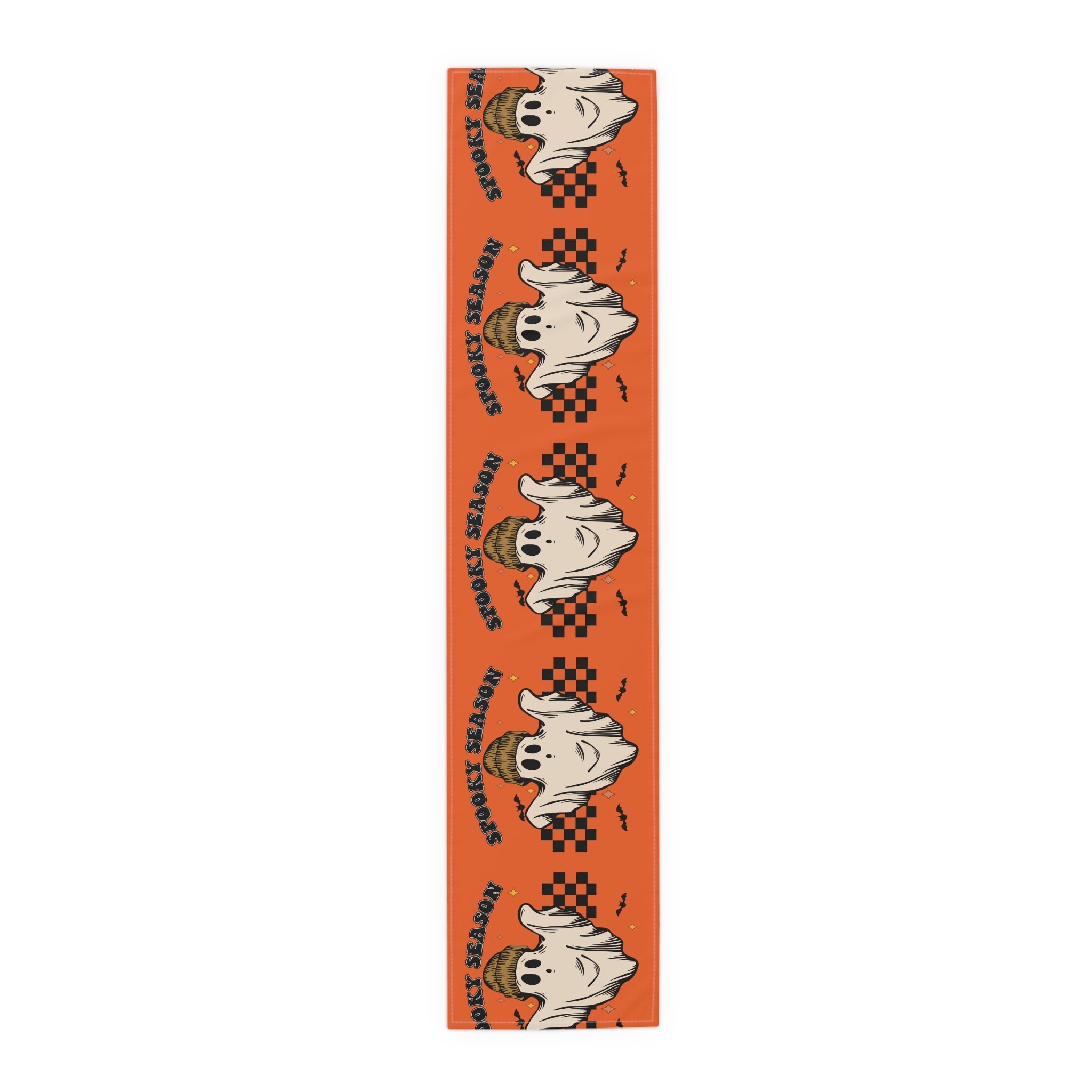 Spooky Season Halloween Ghost Cotton Table Runner