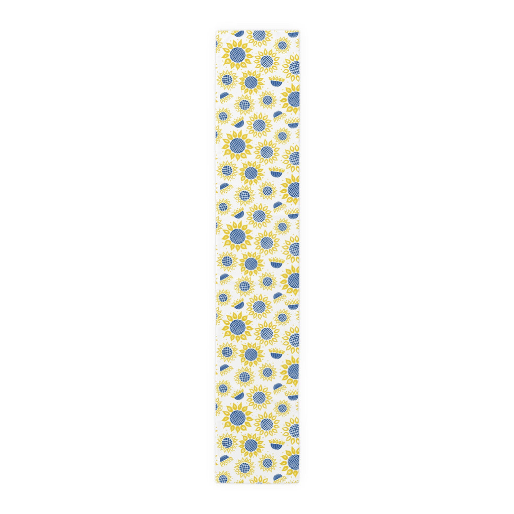 Ukrainian Country Sunflowers Polyester Table Runner