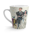 Capture Joyful Moments with Our Midcentury Wedding Couple and Bird Ceramic Latte Mug