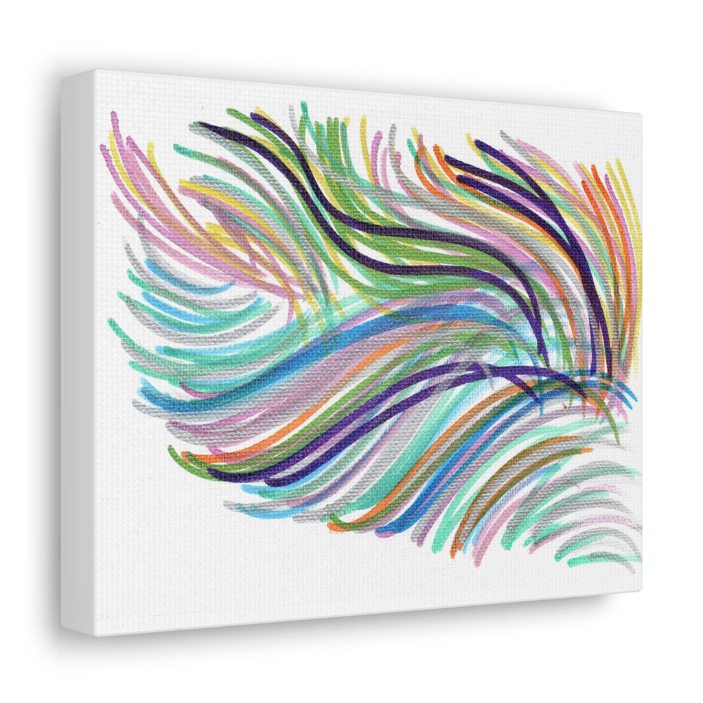 Space Feather Caden Caraco Canvas Gallery Wrap