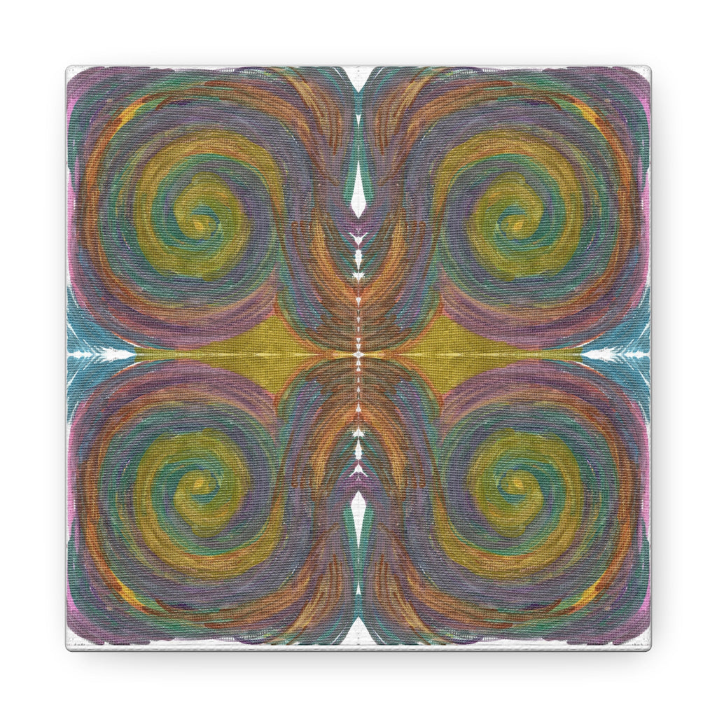 Solar Spirals Mosaic Caden Caraco Canvas Gallery Wrap