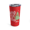 Merry Everything And Happy Always Cute Christmas Tree Retro Style Christmas Stainless Steel Tumbler 20oz