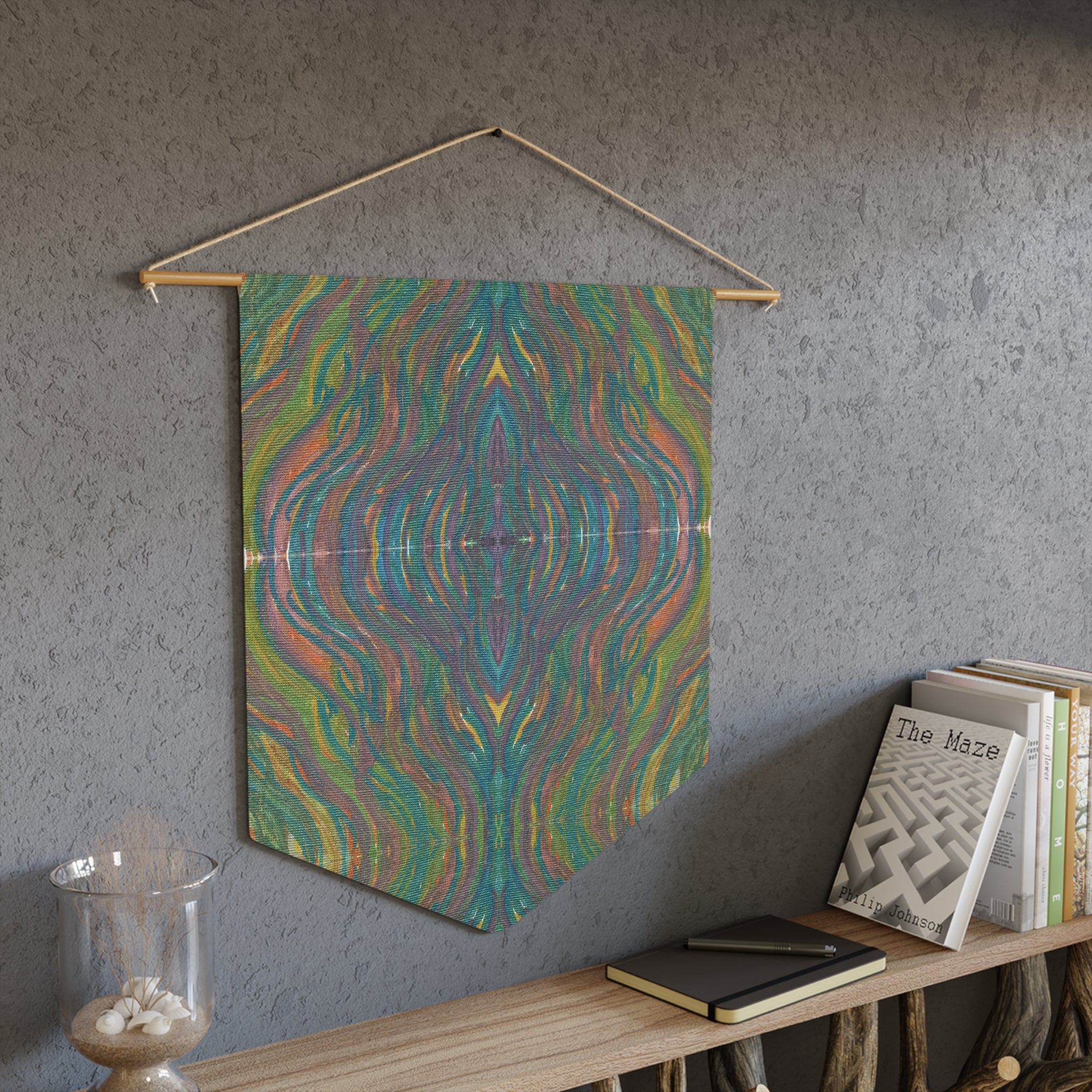 Solar Winds 5 Mosaic Caden Caraco Art Print Wall Hanging Banner Flag