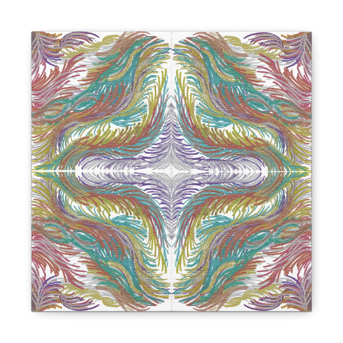 Space Feathers 4 Variation 1 Caden Caraco Canvas Gallery Wrap
