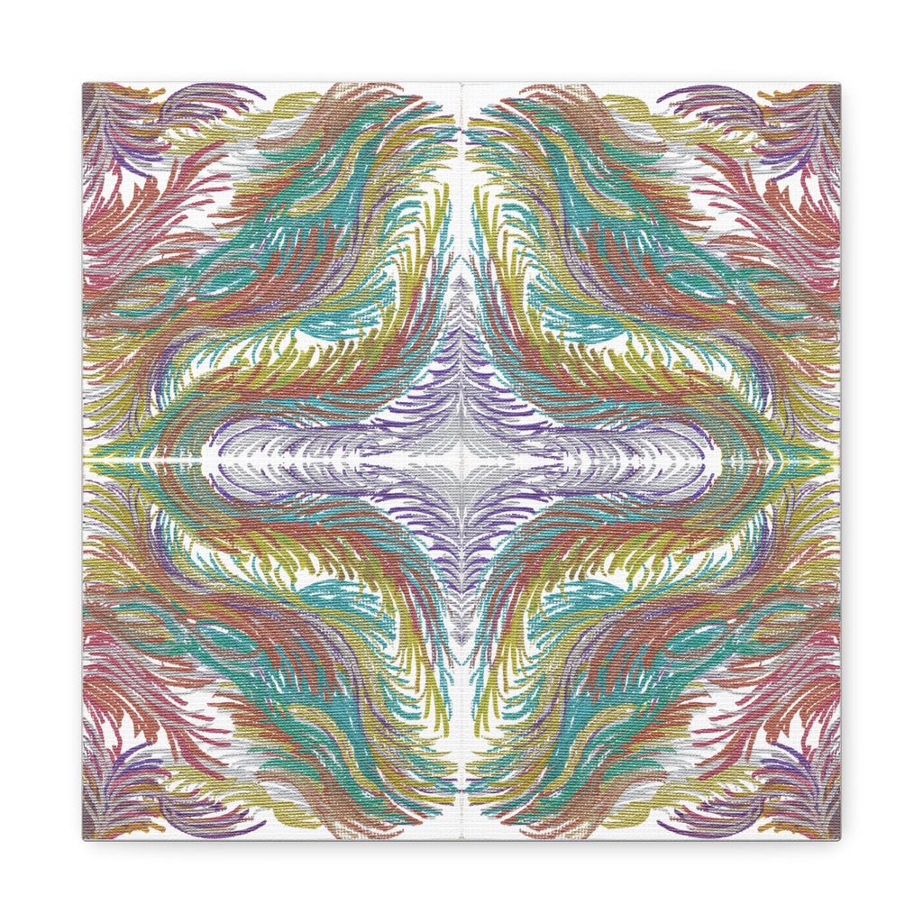 Space Feathers 4 Variation 1 Caden Caraco Canvas Gallery Wrap