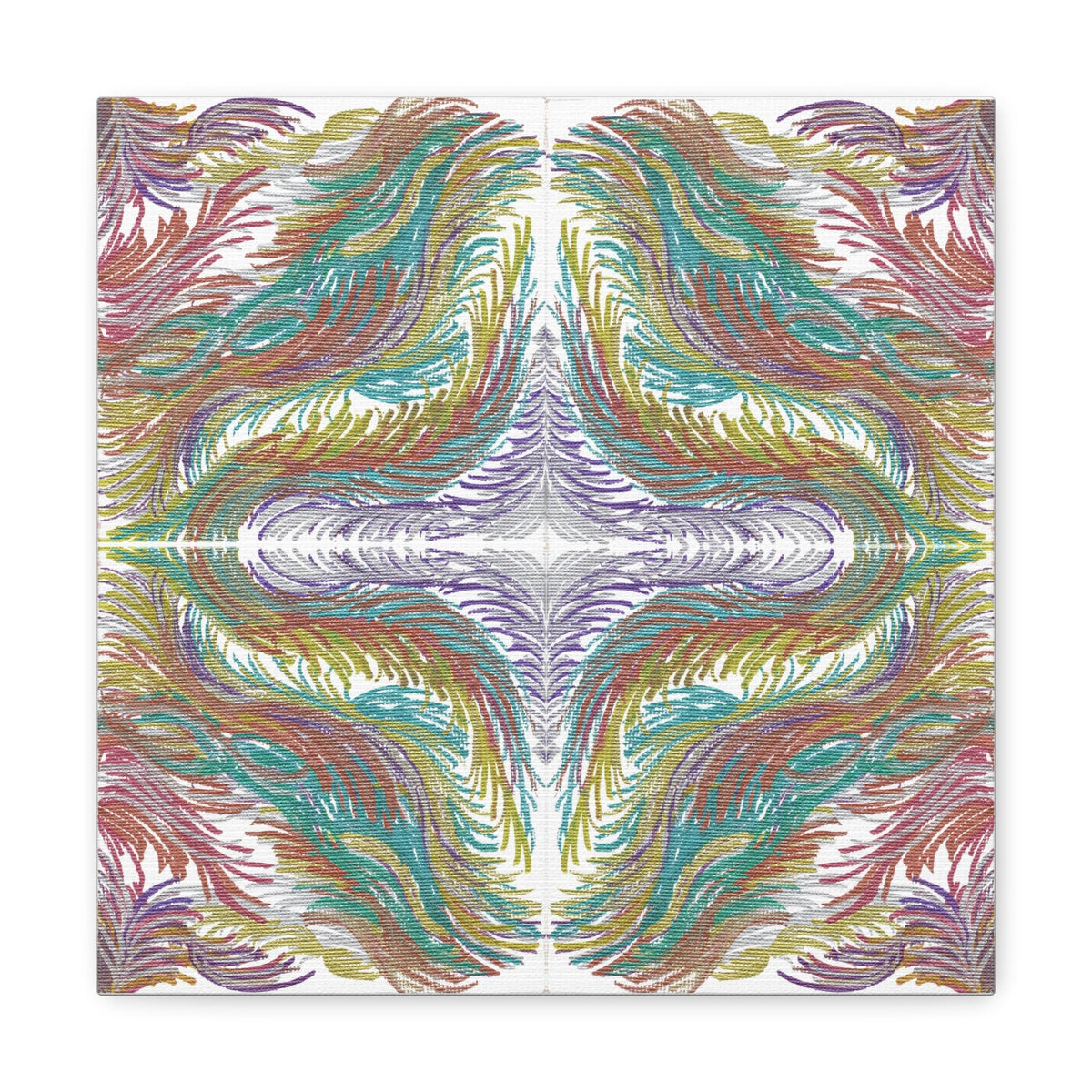 Space Feathers 4 Variation 1 Caden Caraco Canvas Gallery Wrap