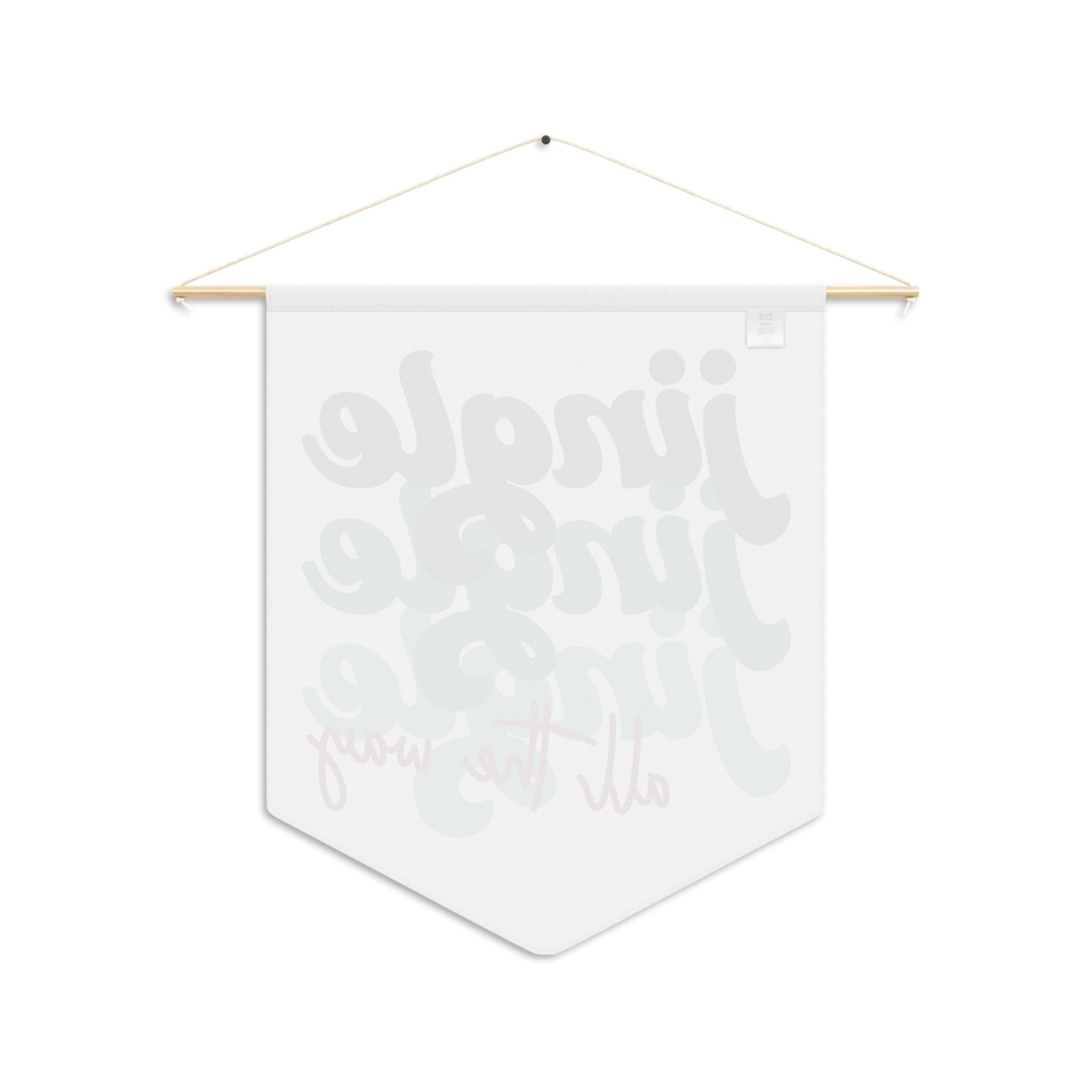 Jingle Jingle Jingle All The Way Wall Hanging Banner Flag
