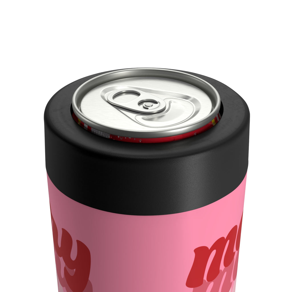 Merry Merry Merry Christmas Stainless Steel Can Holder