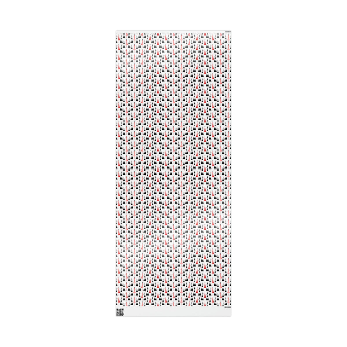 Retro Christmas Trees Mid Century Retro Christmas Print Holiday Gift Wrap Paper - Glossy Or Matte