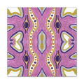 Purple E Mosiac Caden Caraco Canvas Gallery Wrap