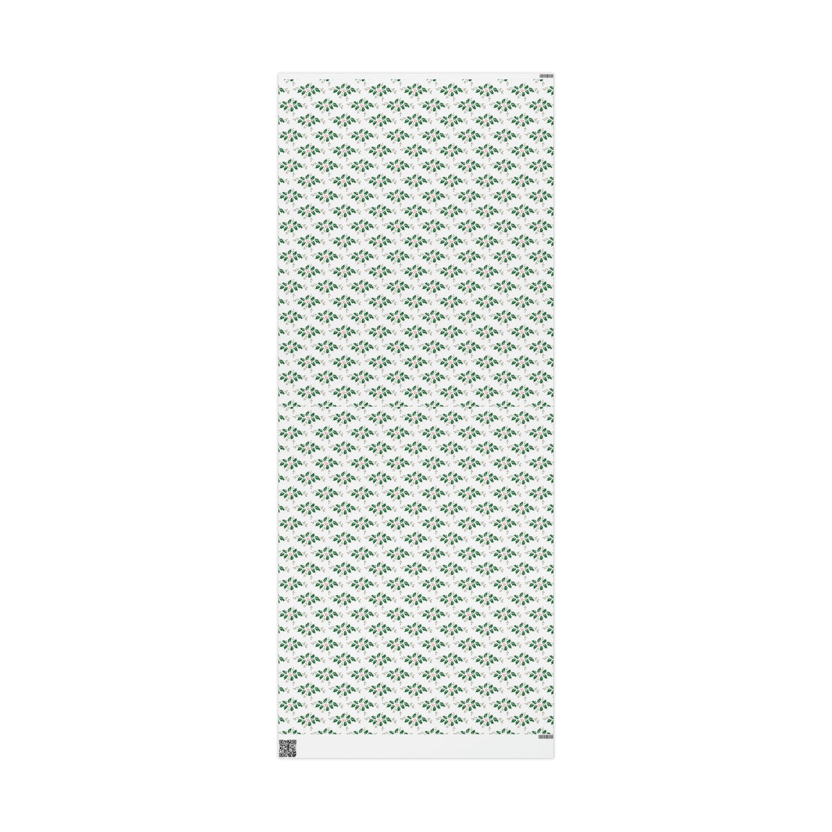 Vintage Christmas Holly Mid Century Retro Christmas Print Holiday Gift Wrap Paper - Glossy Or Matte