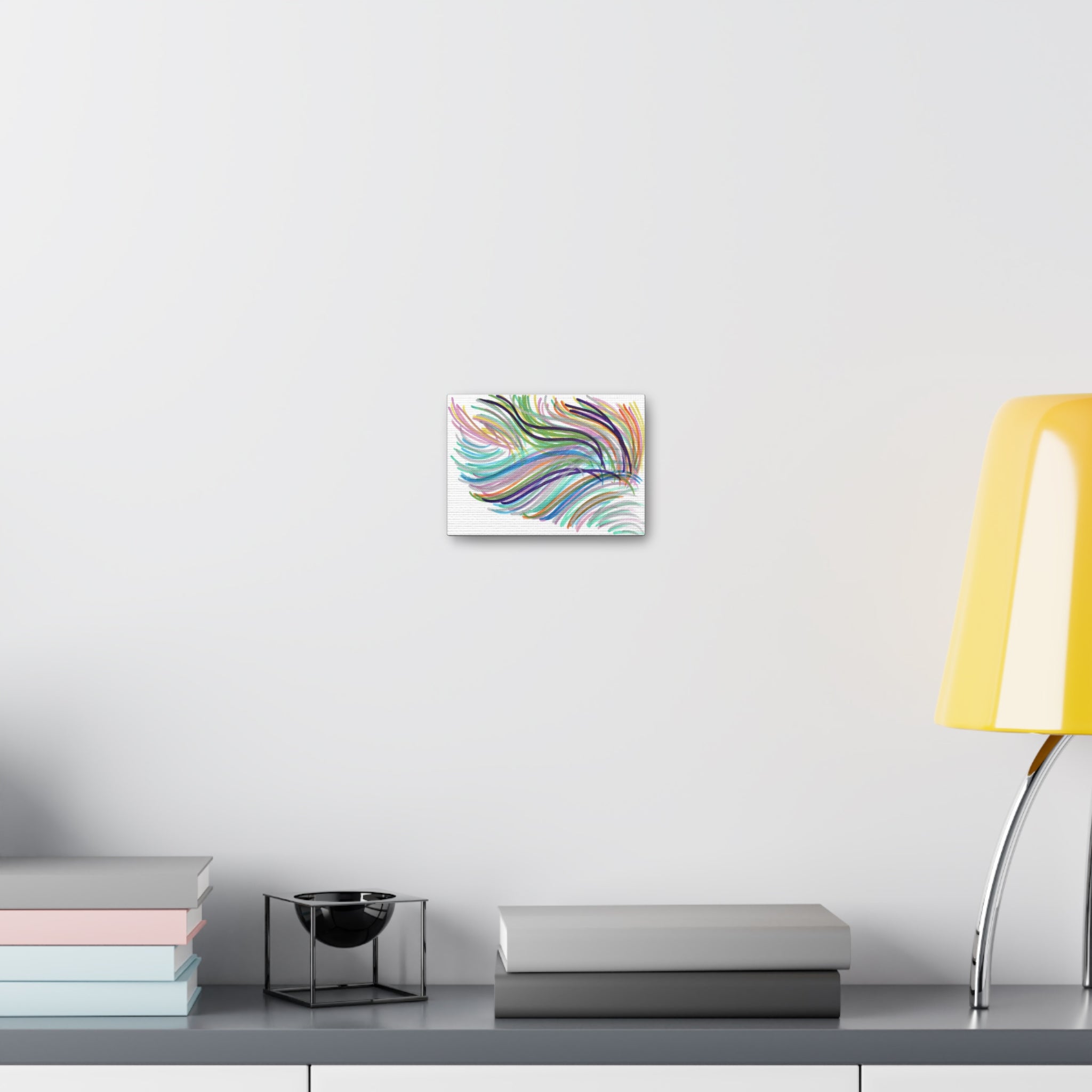 Space Feather Caden Caraco Canvas Gallery Wrap