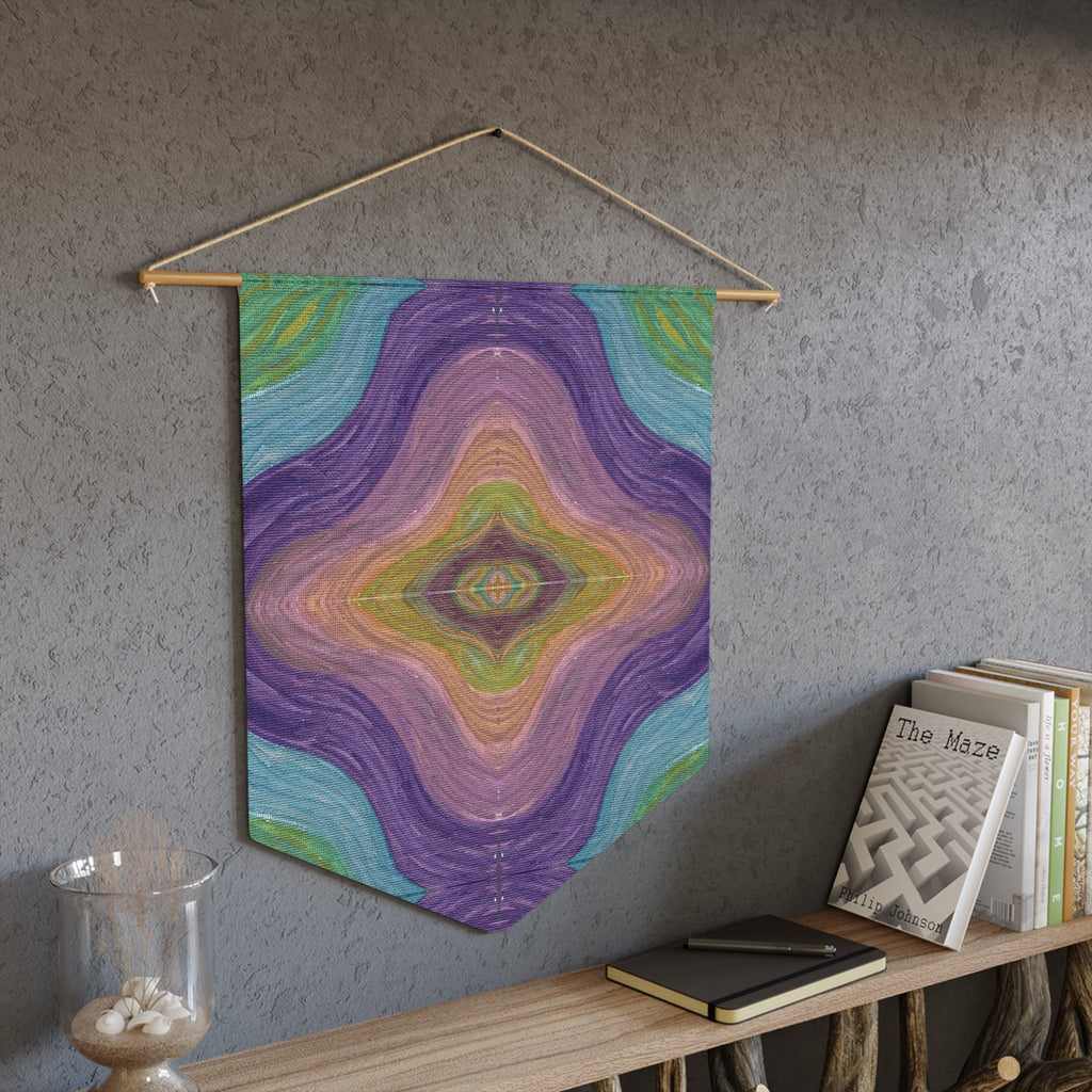 Solar Winds 6 Mosaic Good Vibrations 2 Caden Caraco Art Print Wall Hanging Banner Flag