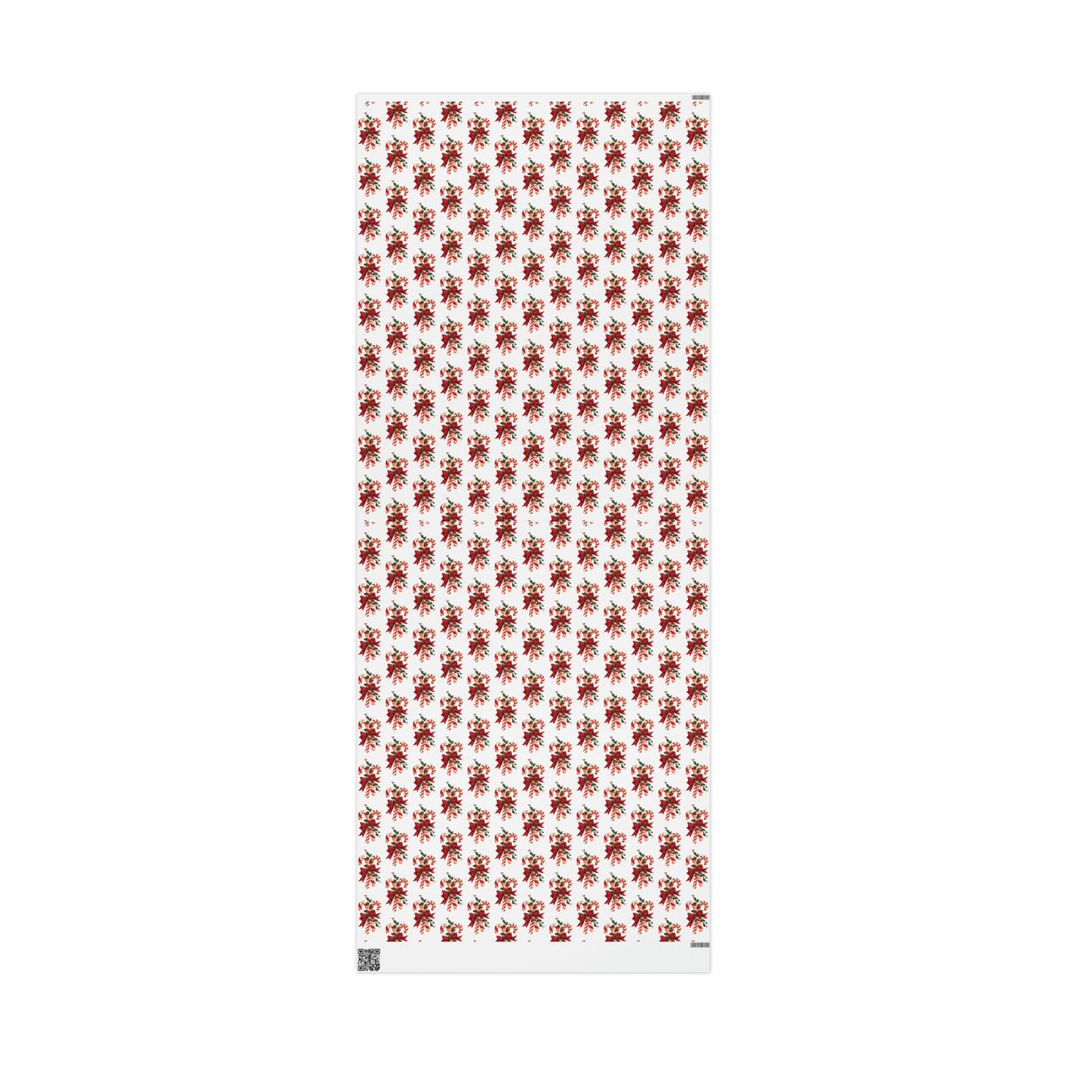 Retro Candy Canes Mid Century Retro Christmas Print Holiday Gift Wrap Paper - Glossy Or Matte