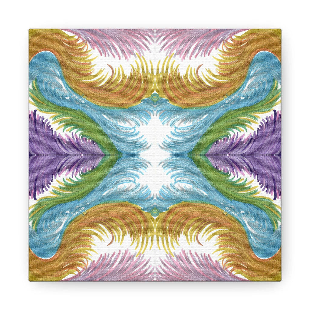 Lyran Feathers Variation 2 Caden Caraco Canvas Gallery Wrap