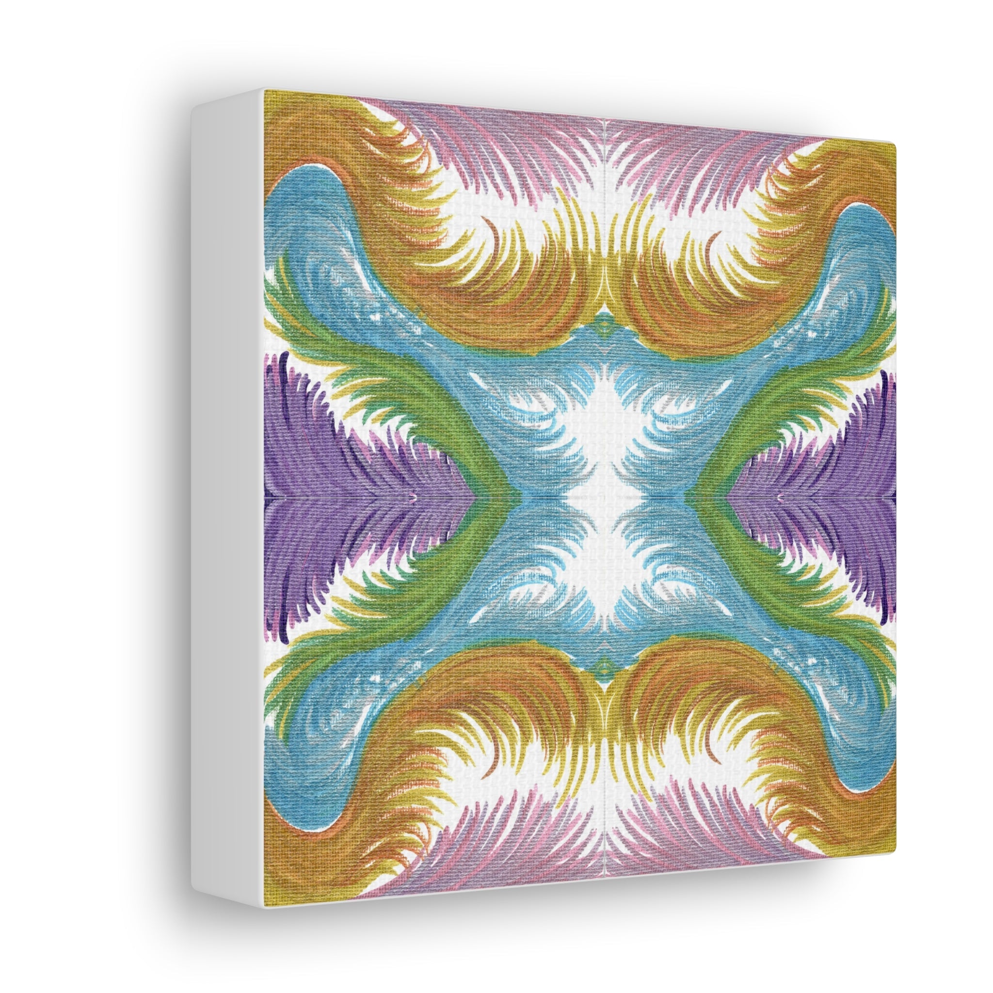 Lyran Feathers Variation 2 Caden Caraco Canvas Gallery Wrap