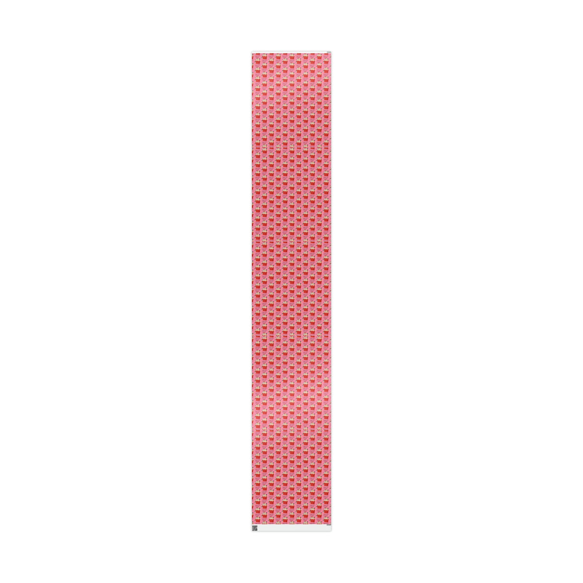 Christmas Wishes Santa In Chimney Pink Mid Century Retro Christmas Style Holiday Gift Wrap Paper - Glossy Or Matte