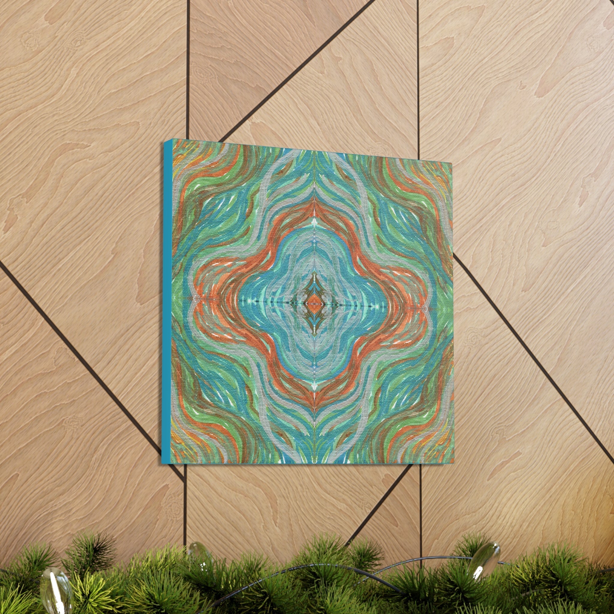 Solar Winds 2 Variation 2 Mosaic Caden Caraco Canvas Gallery Wrap