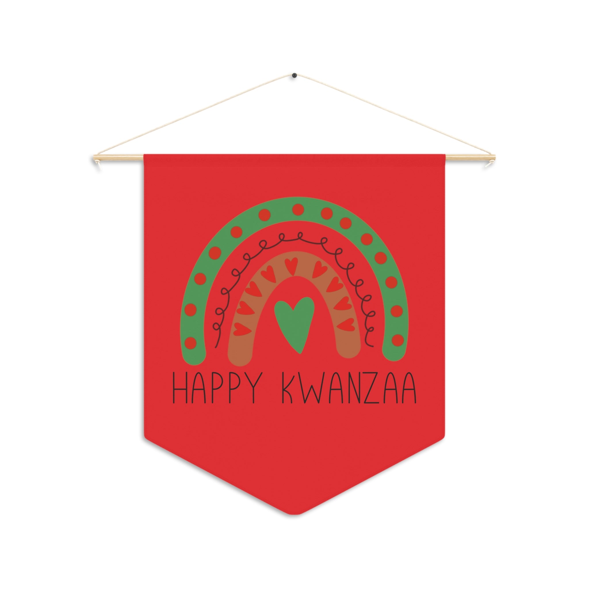 Happy Kwanzaa Wall Hanging Banner Flag