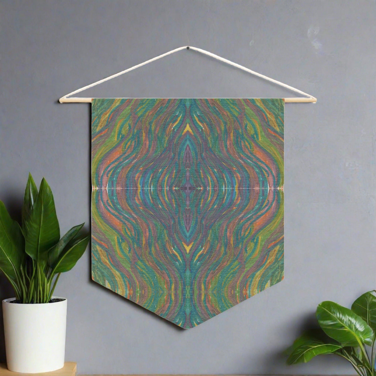 Solar Winds 5 Mosaic Caden Caraco Art Print Wall Hanging Banner Flag