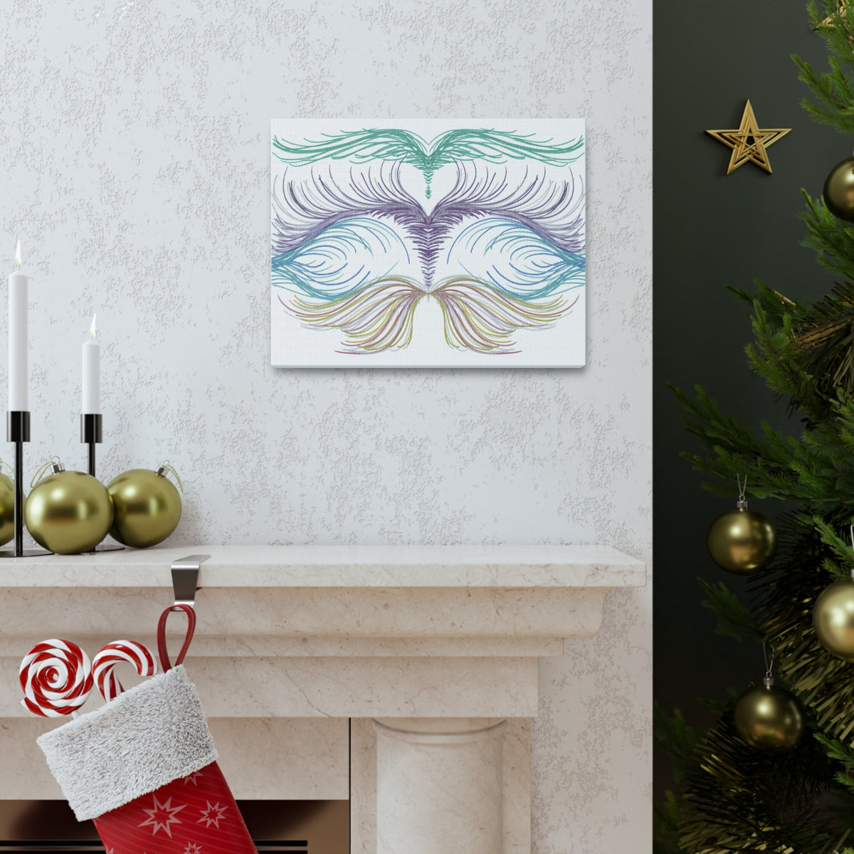 Lyran Angels Caden Caraco Art Canvas Gallery Wrap