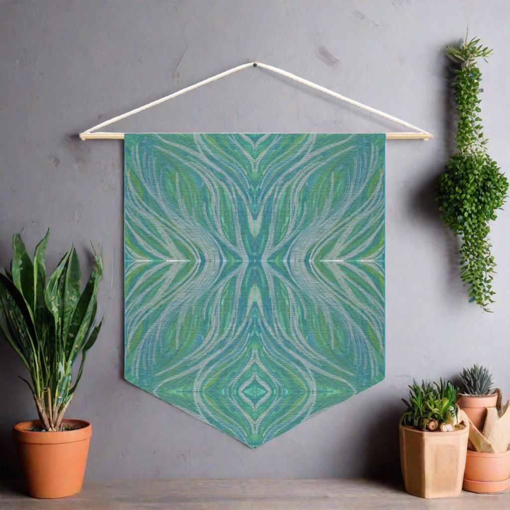 Solar Winds 4 Mosaic Caden Caraco Art Print Wall Hanging Banner Flag