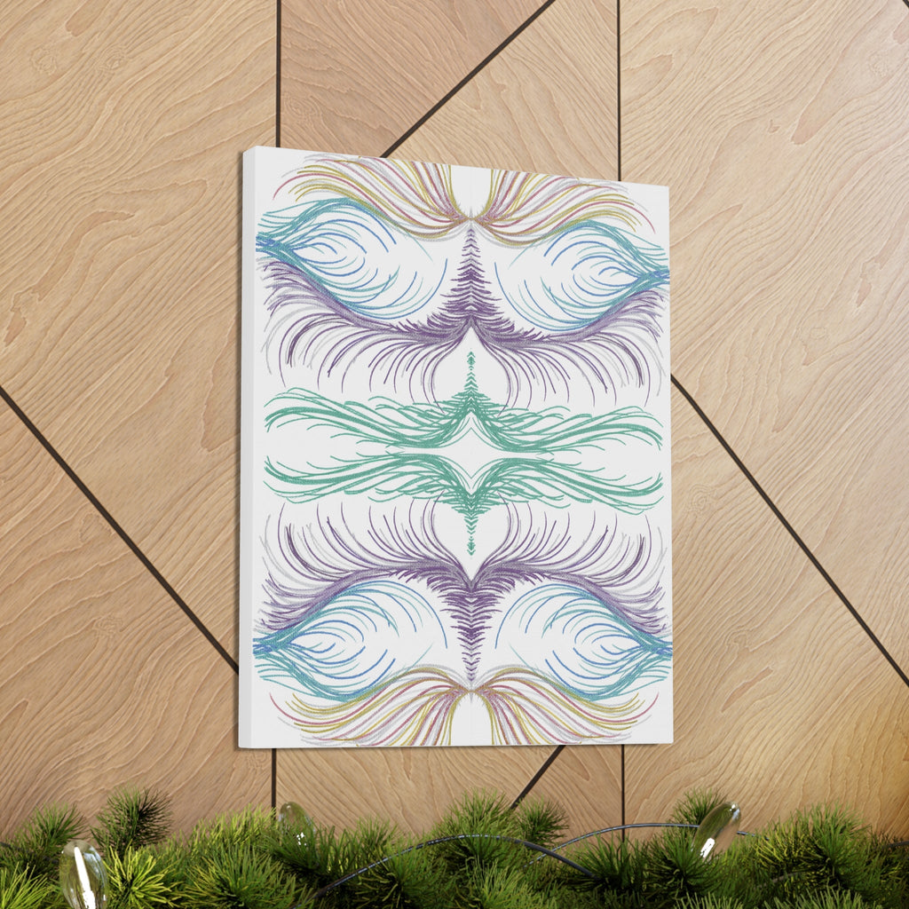 Lyran Feathers Caden Caraco Art Canvas Gallery Wrap
