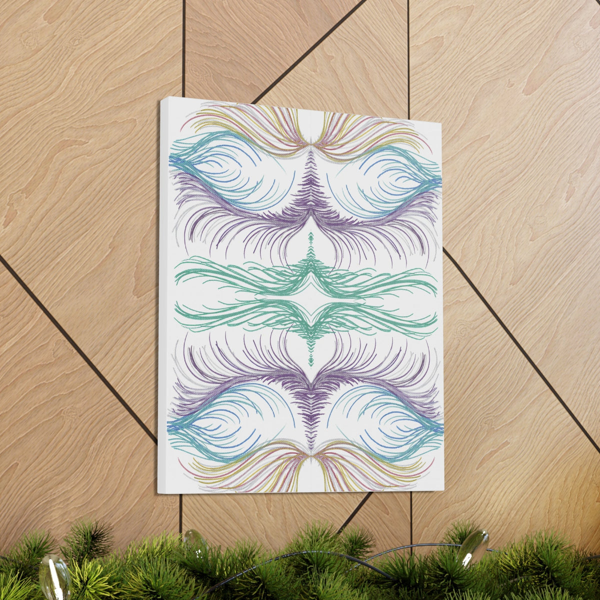 Lyran Feathers Caden Caraco Art Canvas Gallery Wrap
