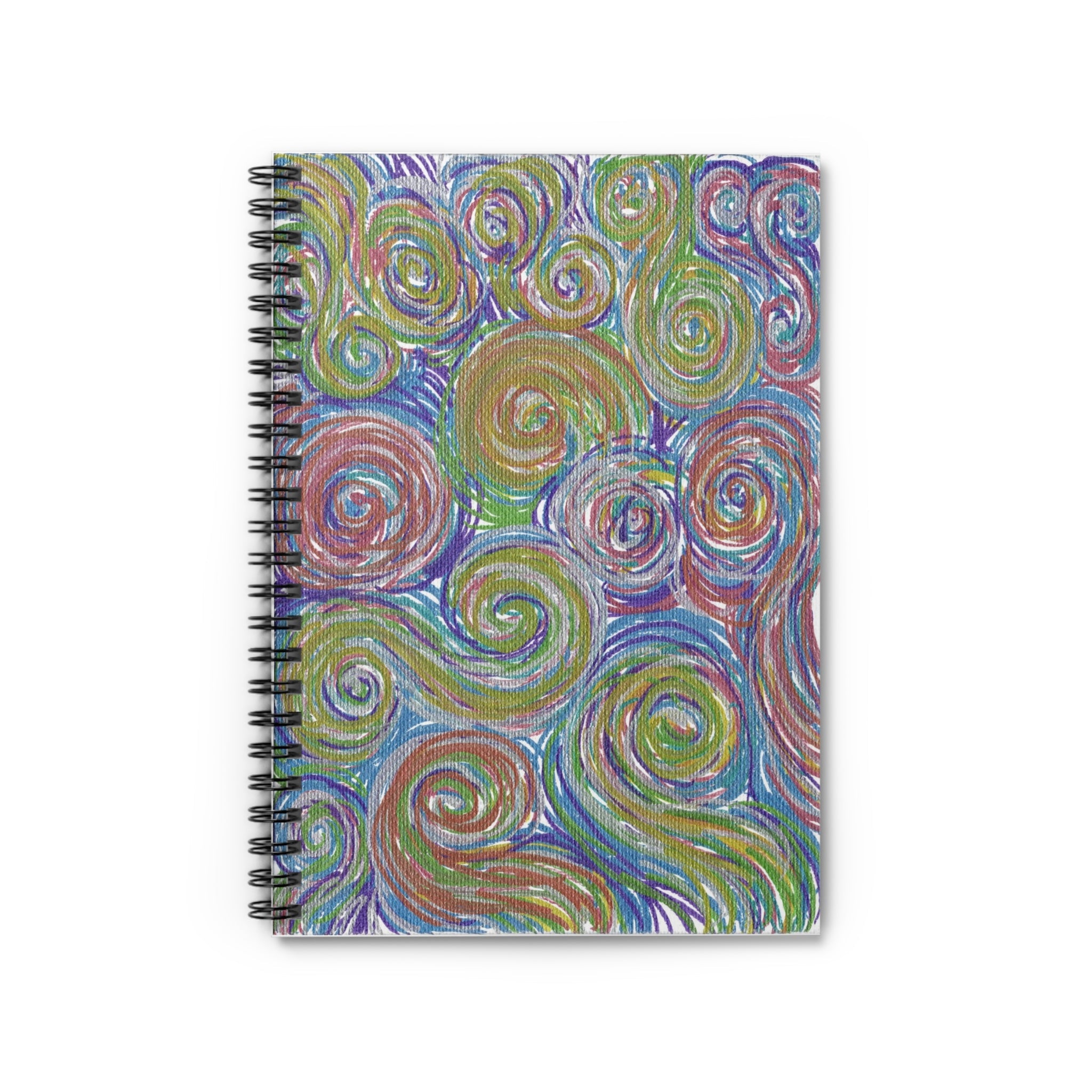 Space Spirals Caden Caraco Spiral Notebook - Ruled Line