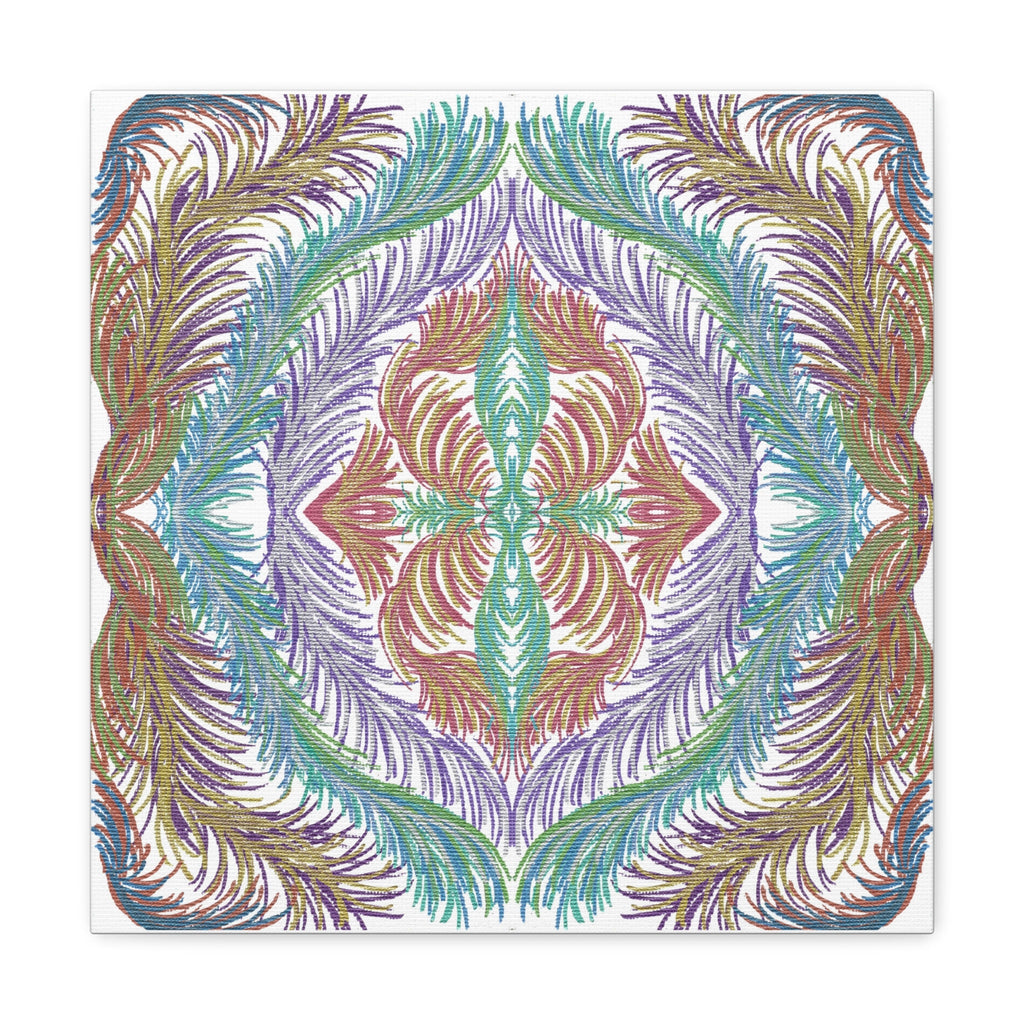 Space Feathers Variation 3 Caden Caraco Canvas Gallery Wrap
