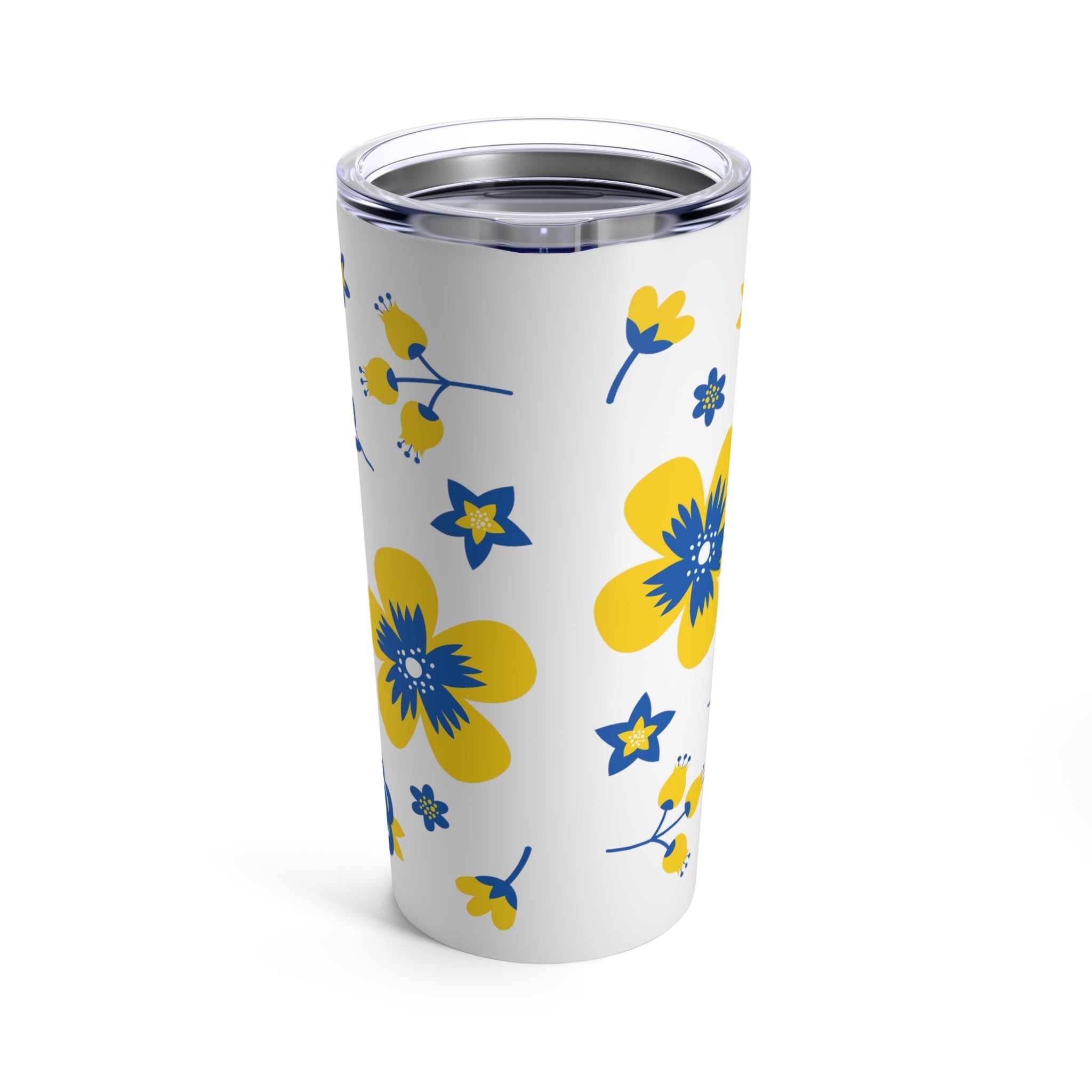 Ukraine Country Flowers Stainless Steel Tumbler 20oz