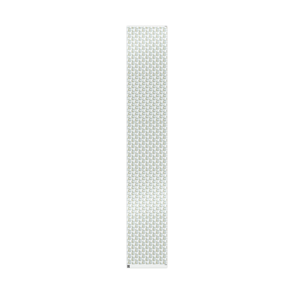 Silent Night Retro Style Christmas Holiday Gift Wrap Paper - Glossy Or Matte