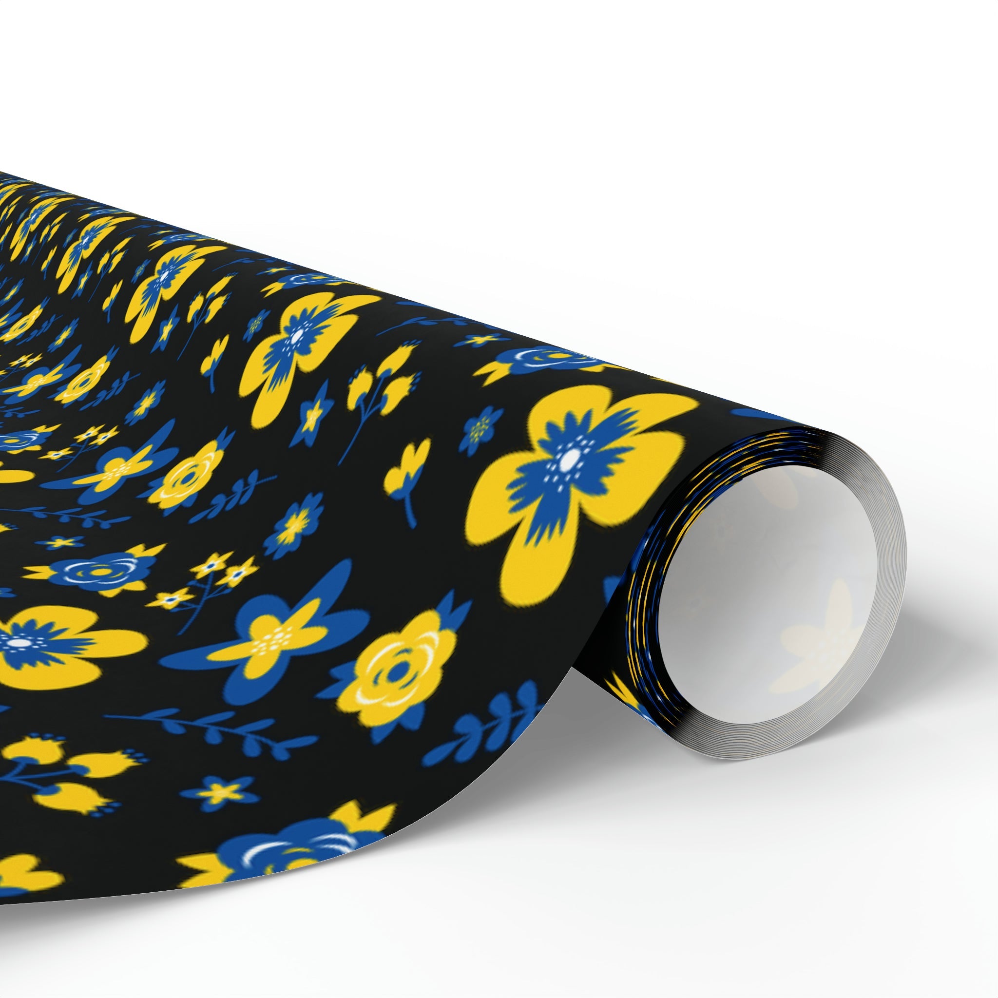 Ukranian Country Flowers Spring Holiday Gift Wrap Paper - Glossy Or Matte