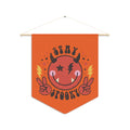 Stay Spooky Cute Devil Orange Halloween Print Decor Print Wall Hanging Banner Flag