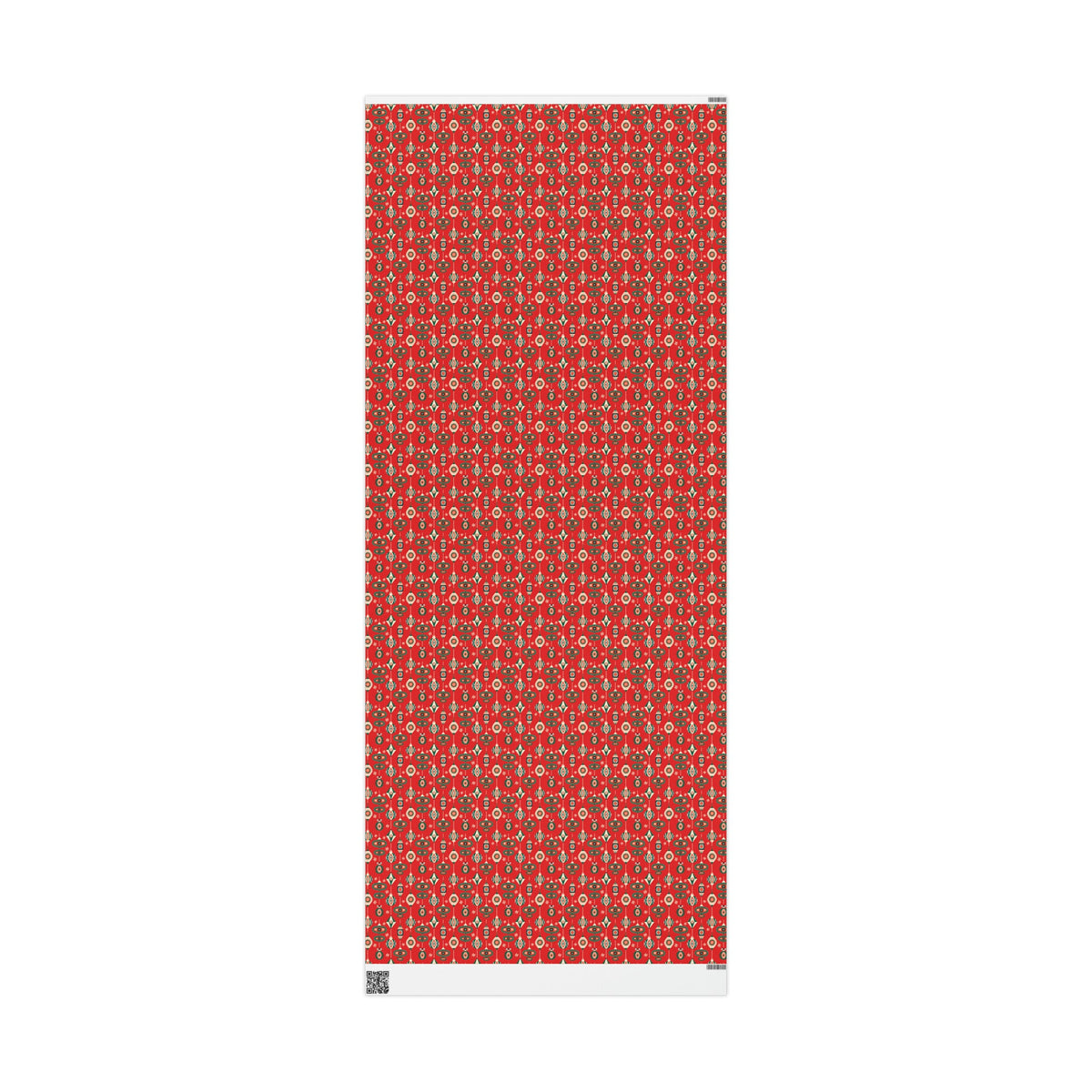 Atomic Retro Christmas Ornaments Atomic Retro Style Christmas Holiday Gift Wrap Paper - Glossy Or Matte