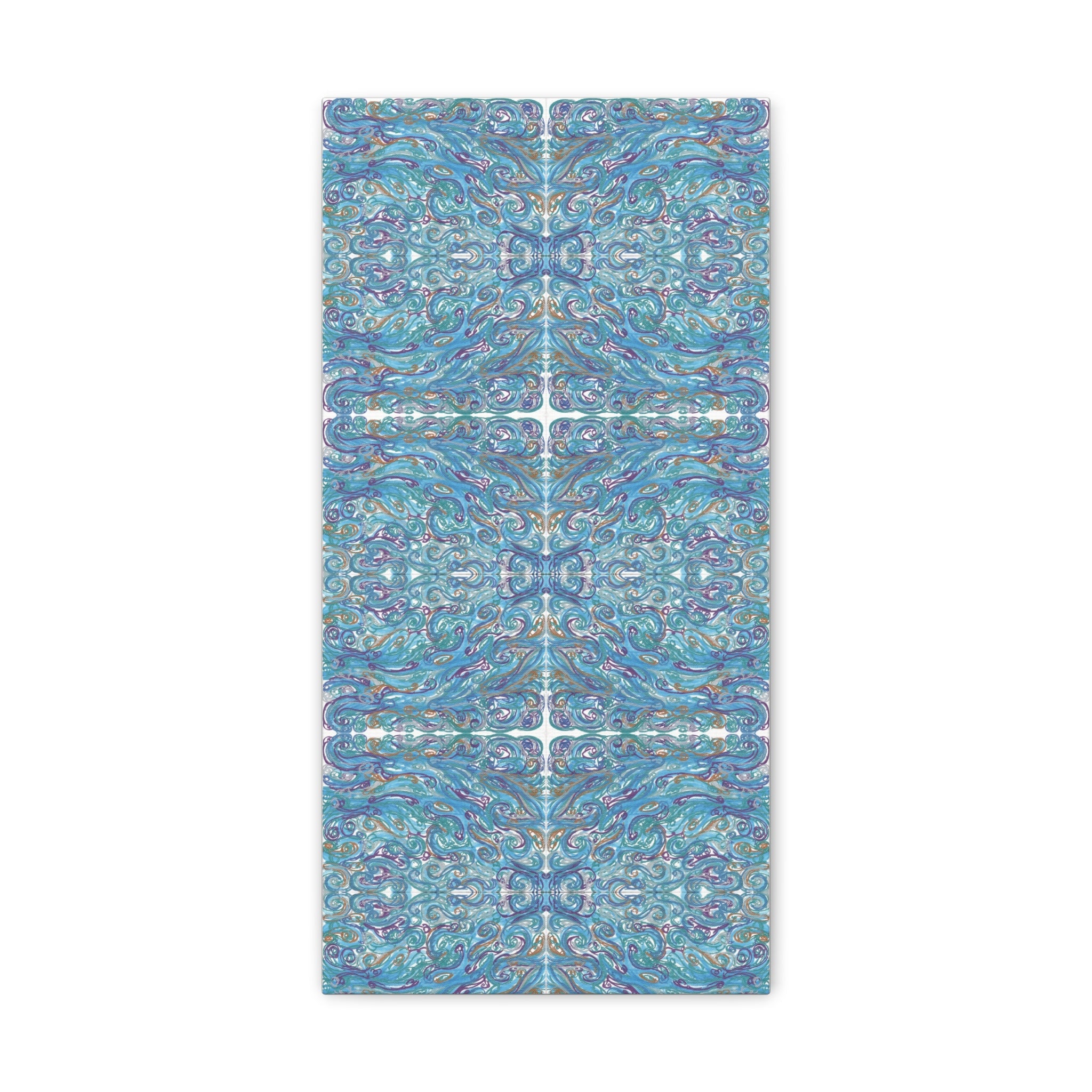 "Ocean of Spirals" Caden Caraco Canvas Gallery Wrap - 10" x 20"