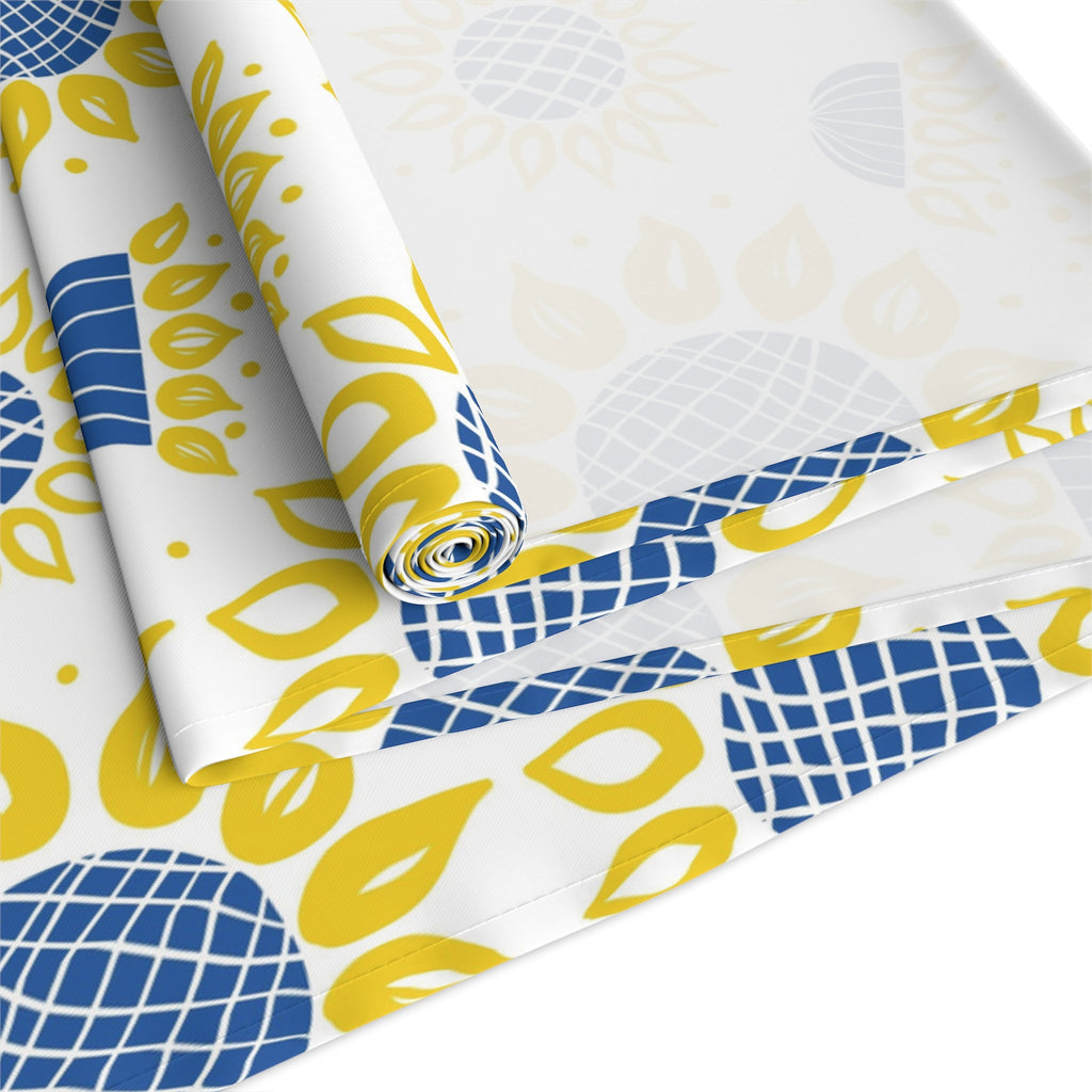 Ukrainian Country Sunflowers Polyester Table Runner