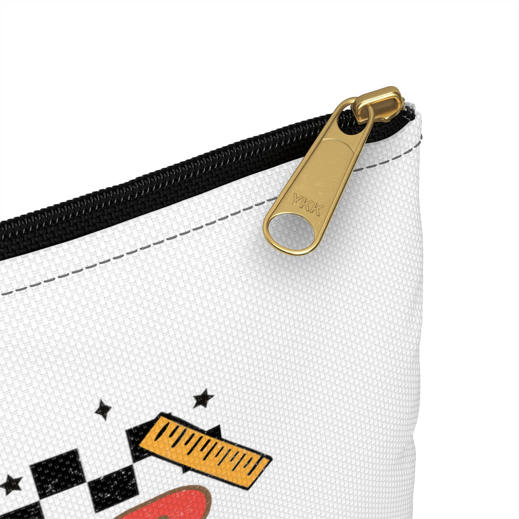 Teacher Vibes Polyester Accessory Pouch Travel Bag