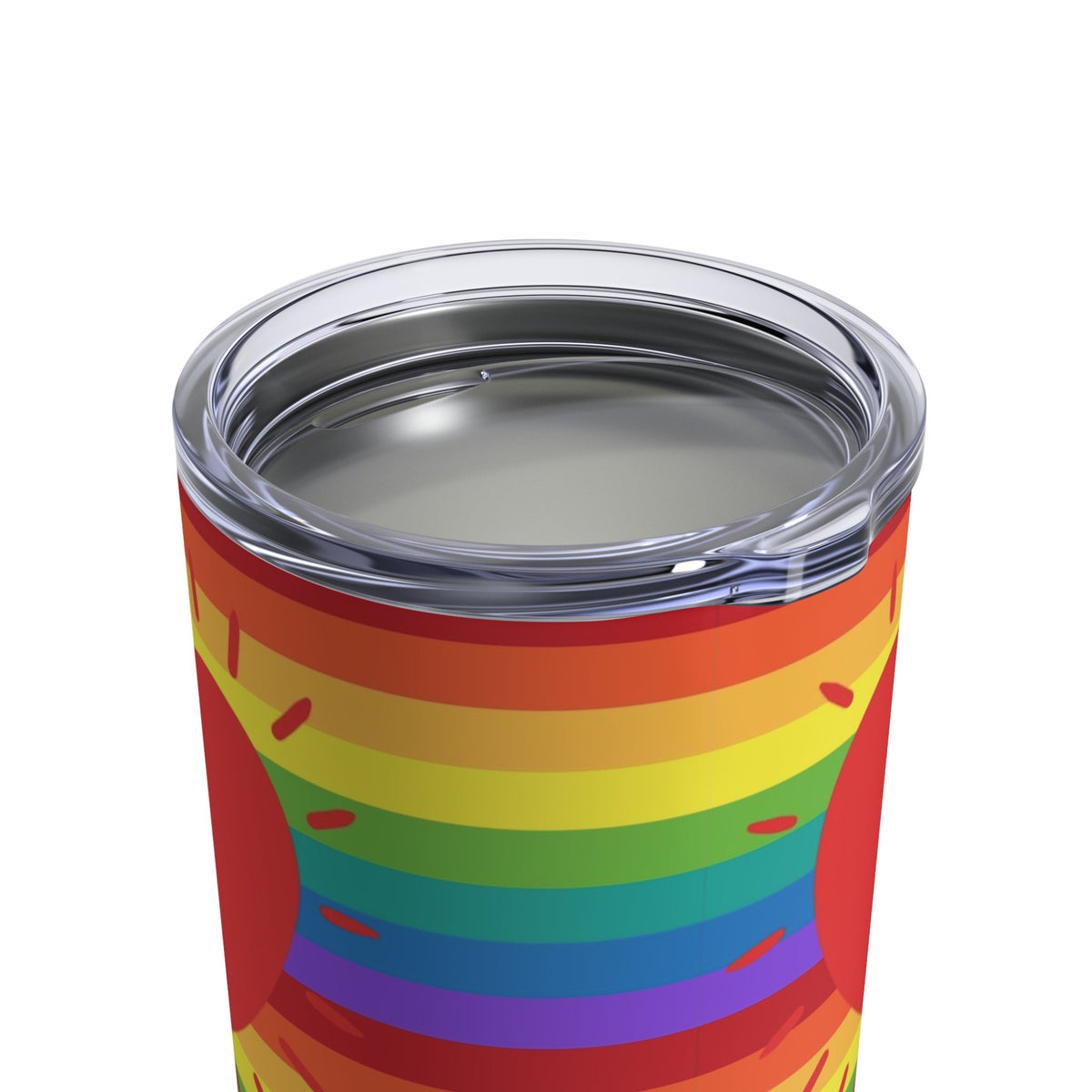 Love Is Love Rainbow Heart Love Pride Stainless Steel Tumbler 10oz