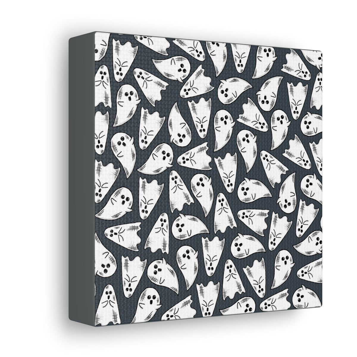 Cute Halloween Ghosts Print Canvas Gallery Wrap