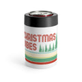 Christmas Vibes Retro Style Christmas Print Stainless Steel Can Holder