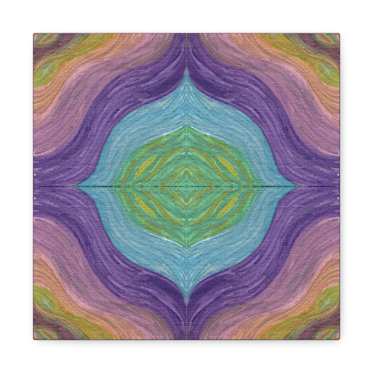 Solar Winds Rainbow 6 Mosaic Caden Caraco Canvas Gallery Wrap