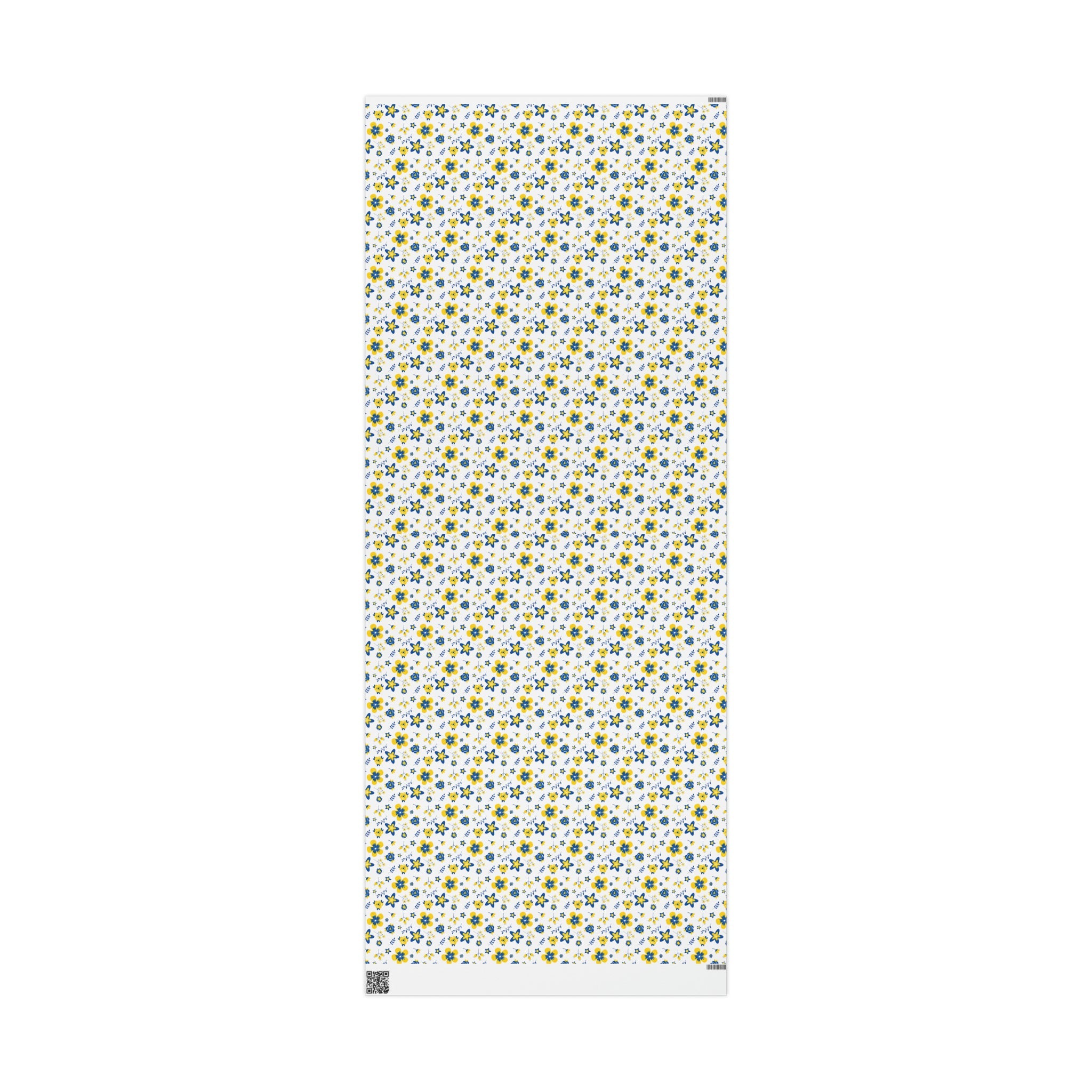 Ukranian Country Flowers Spring Holiday Gift Wrap Paper - Glossy Or Matte