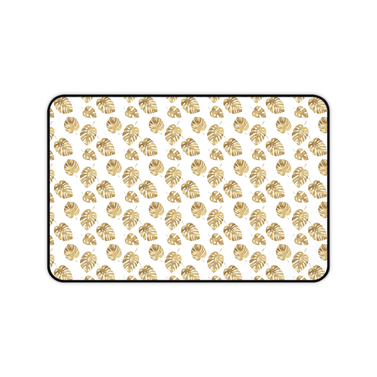 Gold Palm Leaves Desk Mat - 3 size options